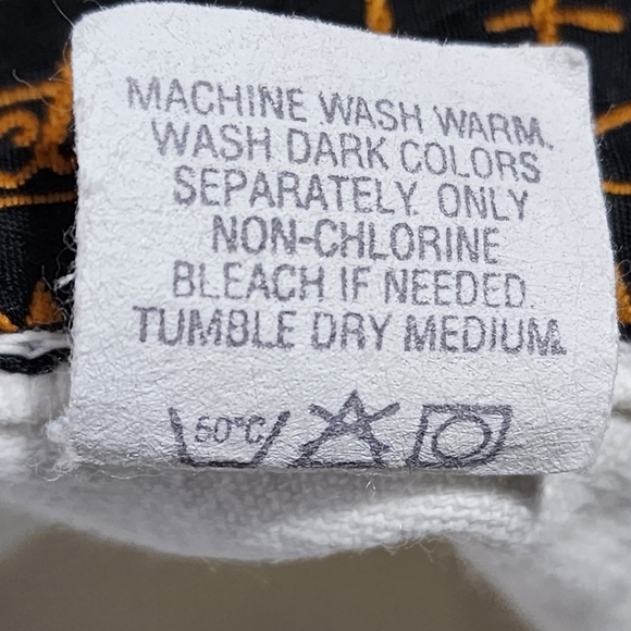 VTG Action West High Waist 3 Pocket Straight Leg Bareback Jeans White 28x30 (12) - Picture 5 of 8